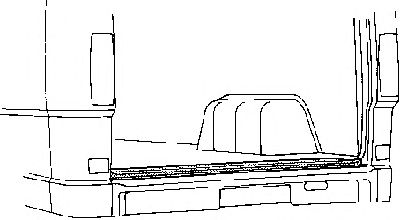 VAN WEZEL 3070236 -  Днище кузова, багажник / помещения для груза